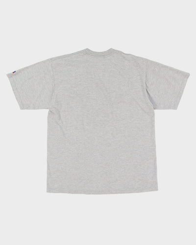 00s Georgetown Bulldogs Russell Athletic Grey Graphic T-Shirt - L