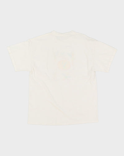 90s Tinkerbell White Graphic T-Shirt - L