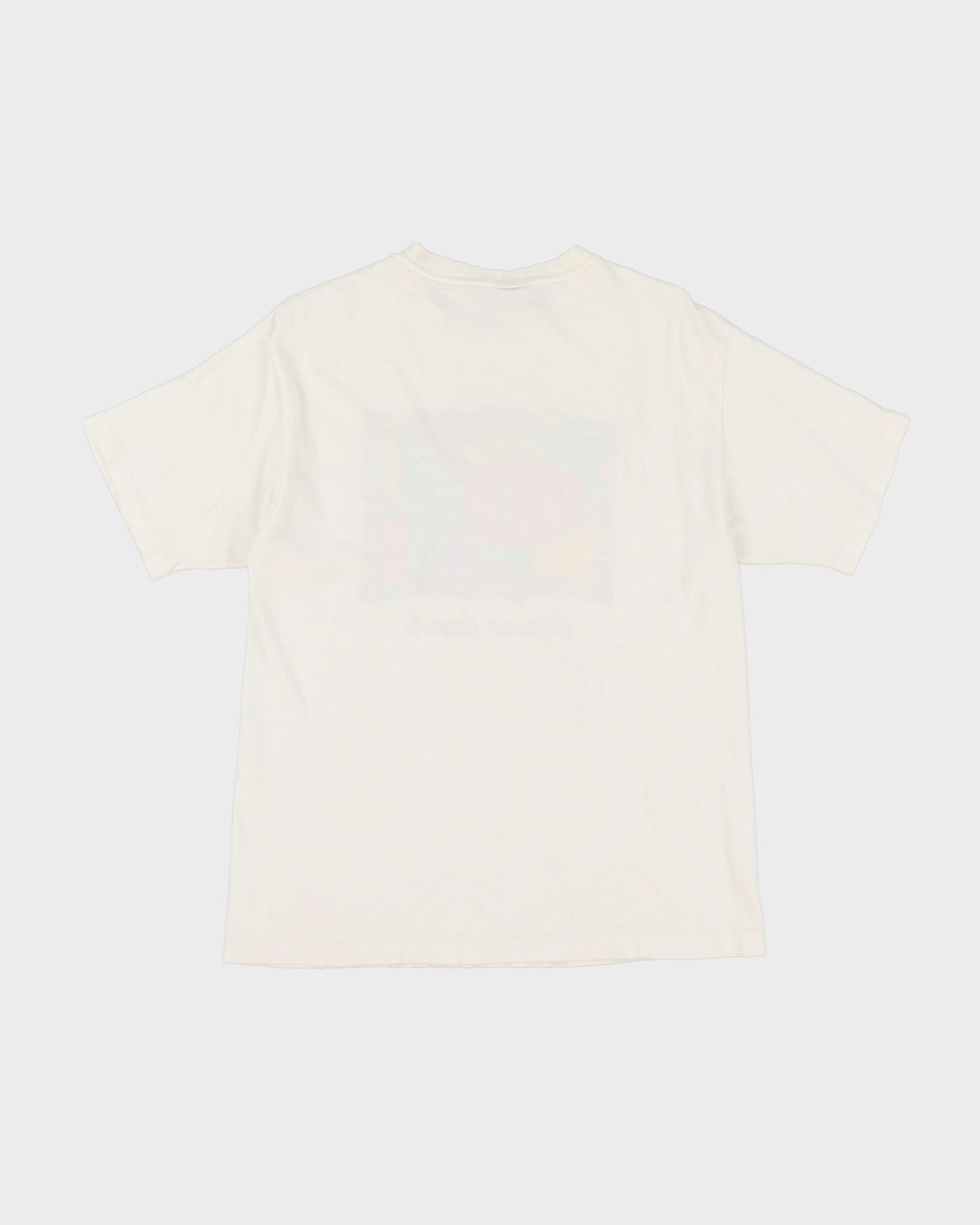 90s Laguna Beach White Graphic T-Shirt - M