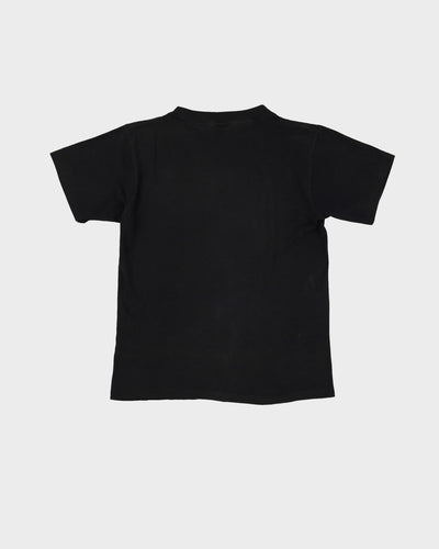 80s Night Moves Mustang Black Single Stitch Graphic T-Shirt - M