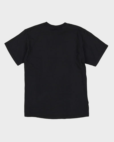 90s New York City Skyline Black Graphic T-Shirt - S / M