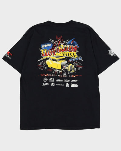 2006 Annual Hot Rods At The Beach Black Graphic T-Shirt - L
