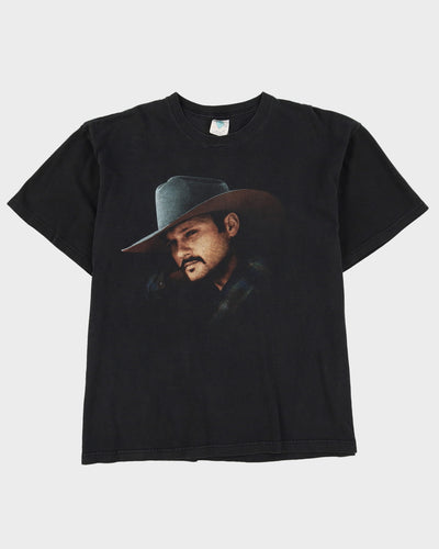 1995 Tim McGraw 'I Like It I Love It' Black Graphic Band T-Shirt - XL