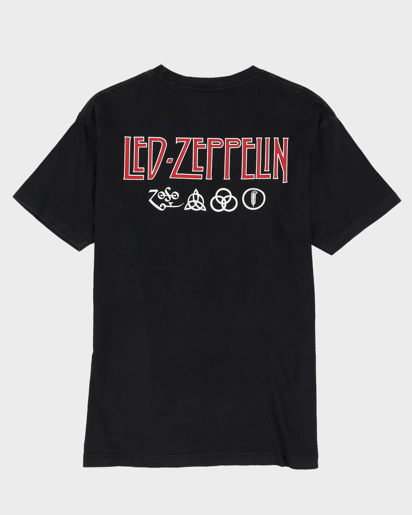2004 Led Zeppelin Black Graphic Band T-Shirt - M