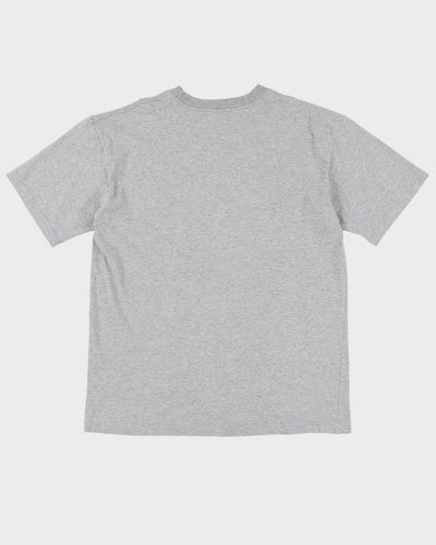 00s Adidas Grey Graphic T-Shirt - XL
