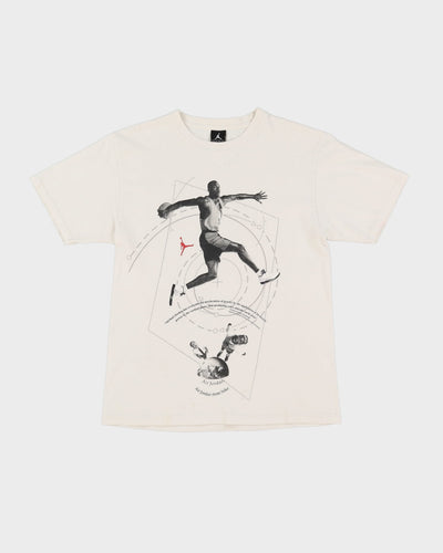 00s Michael Jordan / Spike Lee Air Jordan 5 White Graphic T-Shirt - S
