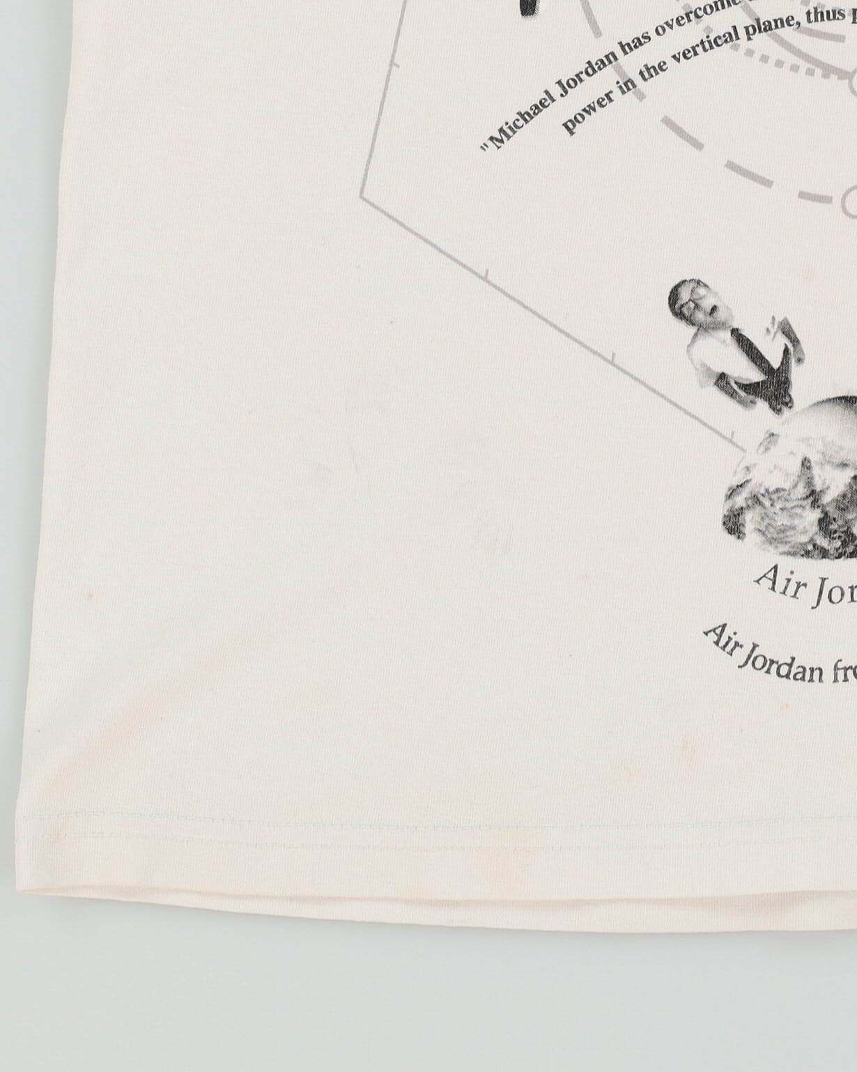 00s Michael Jordan / Spike Lee Air Jordan 5 White Graphic T-Shirt - S