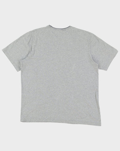 00s Tommy Hilfiger Grey Oversized Basic T-Shirt - L / XL