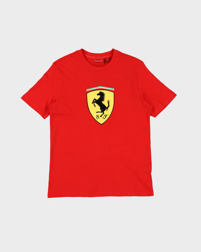 New With Tags Ferrari Red Big Logo T-Shirt - S