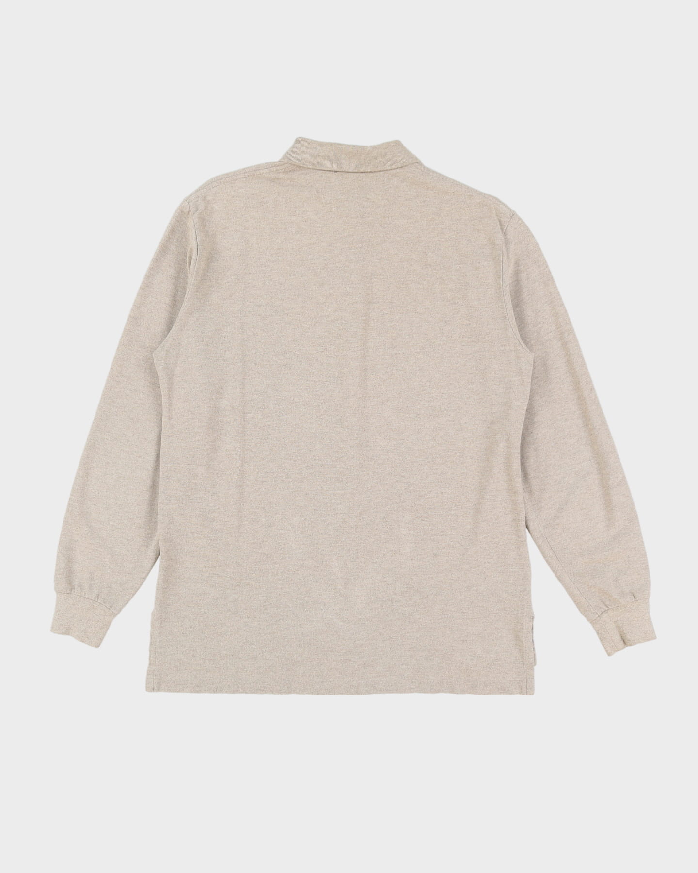 Polo Ralph Lauren Grey Long Sleeve Polo Shirt - M