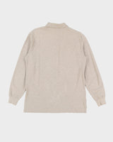 Polo Ralph Lauren Grey Long Sleeve Polo Shirt - M
