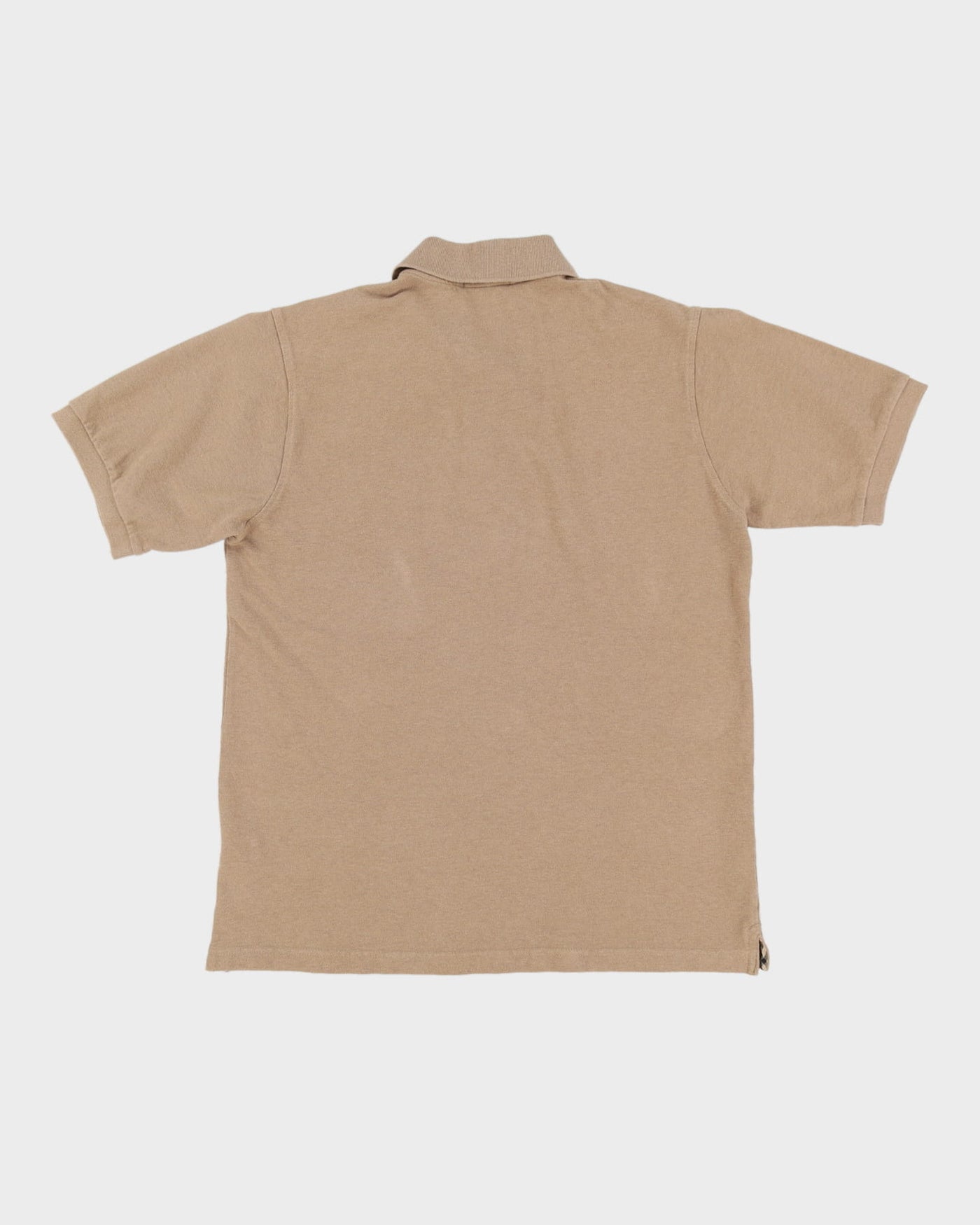 Burberry Light Brown Short Sleeve Polo Shirt - M