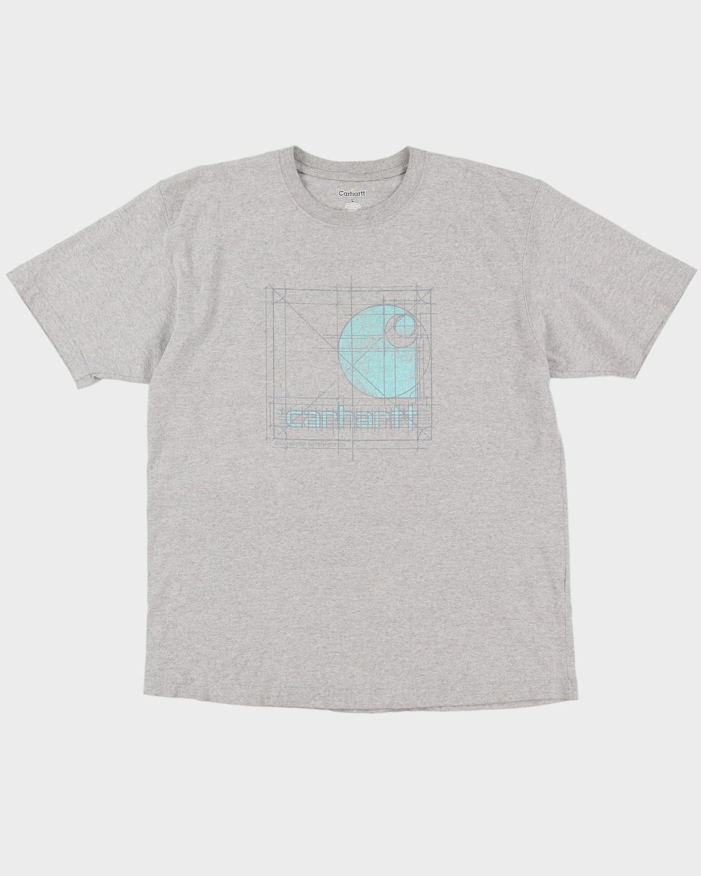 Carhartt Grey Oversized Graphic T-Shirt - L