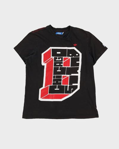 Adidas Chicago Bulls NBA Black Slim Fit T-Shirt - XL