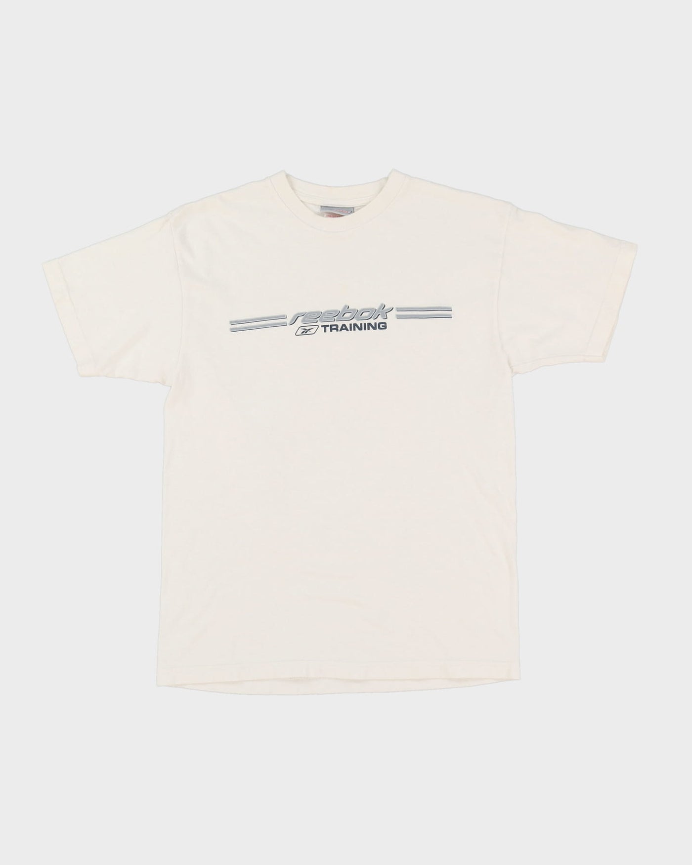 Reebok White Graphic T-Shirt - S