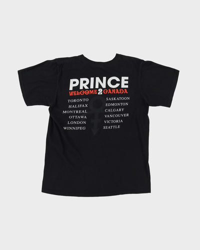 Prince Welcome 2 Canada Black Graphic Band T-Shirt - M