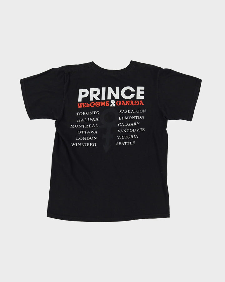 Prince Welcome 2 Canada Black Graphic Band T-Shirt - M