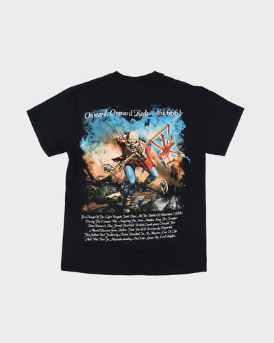 Iron Maiden Trooper Brewery Black Graphic Band T-Shirt - M