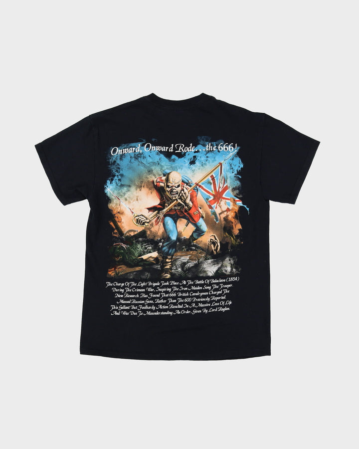 Iron Maiden Trooper Brewery Black Graphic Band T-Shirt - M
