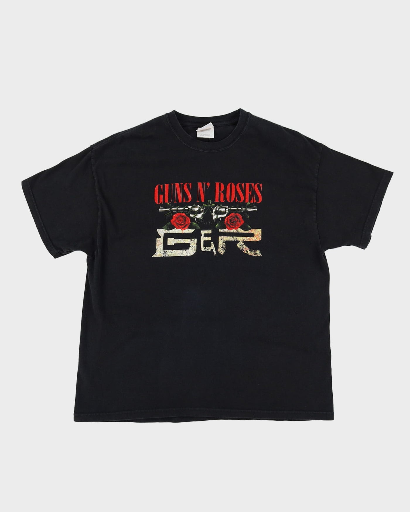 2006/07 Guns N' Roses Tour Black Graphic Band T-Shirt - L / XL