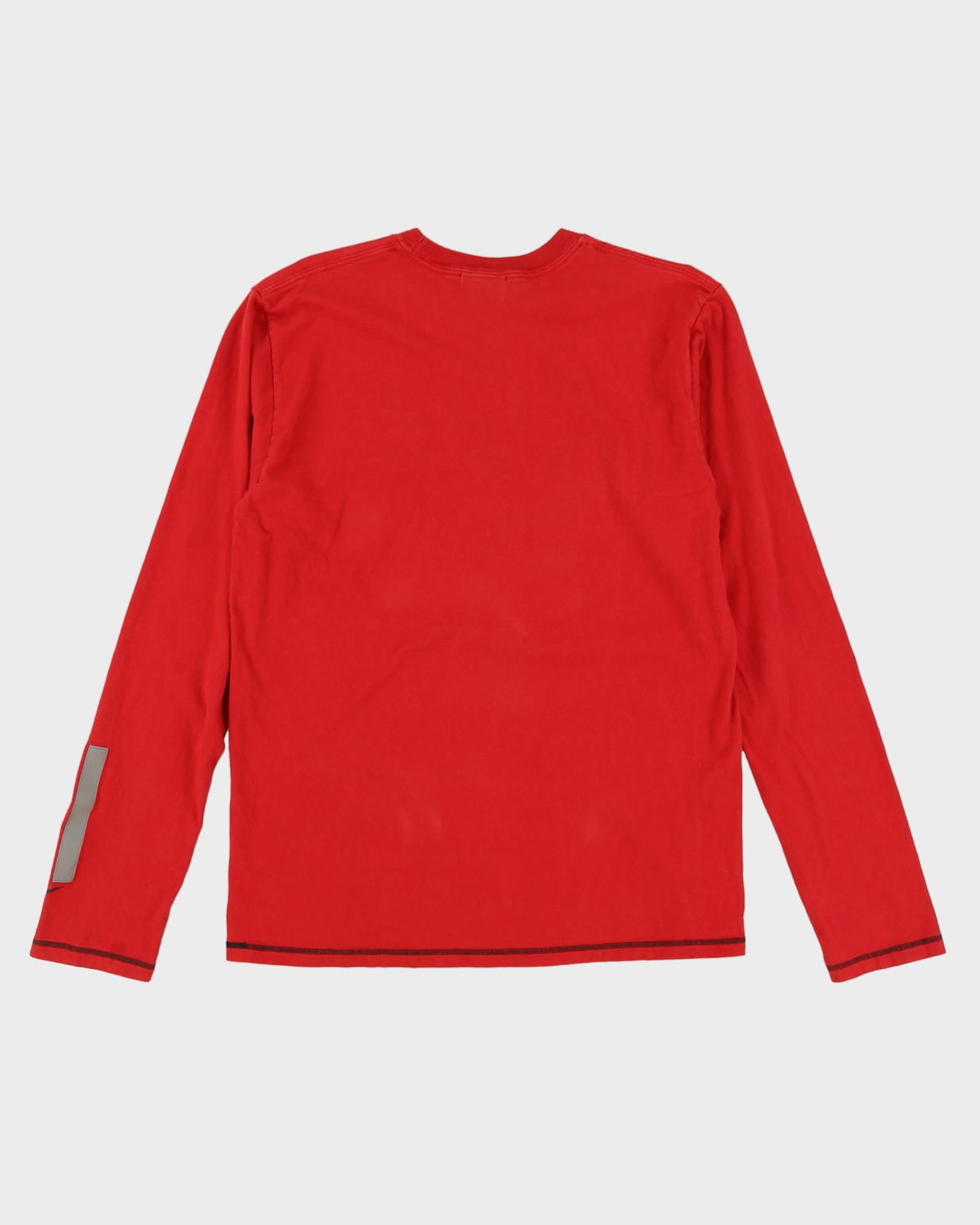 00s Nike Red Long Sleeve T-Shirt - L