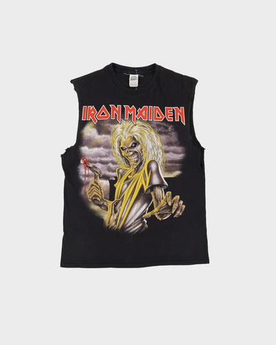 00s Iron Maiden Eddy 'Killer' Black Graphic Band Vest / Sleeveless T-Shirt - M