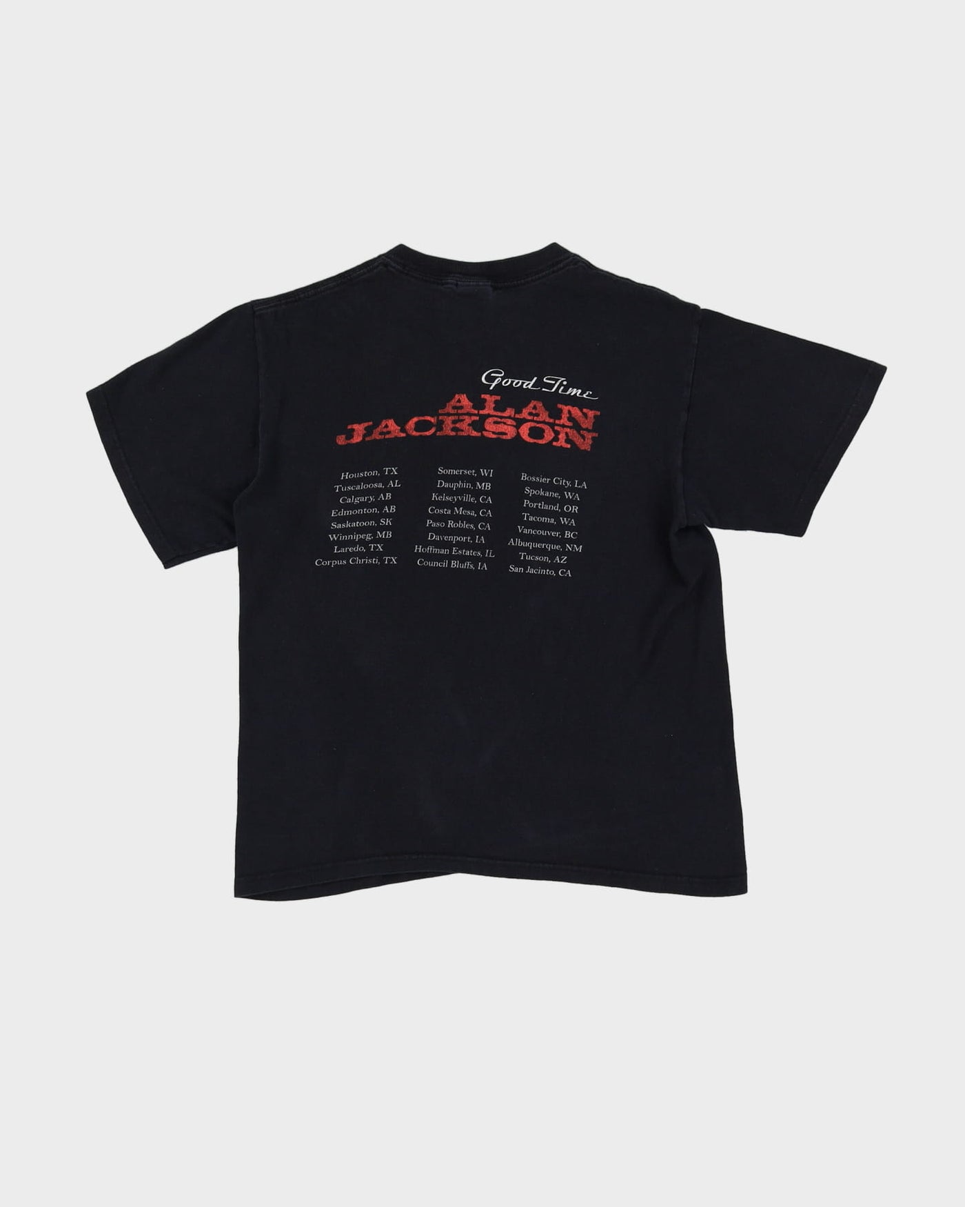 Alan Jackson Good Time Black Country Graphic Band T-Shirt - M