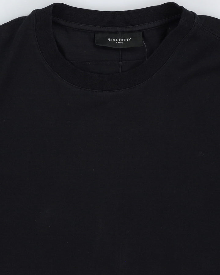 Givenchy Rottweiler Black Graphic Sleeve T-Shirt - S
