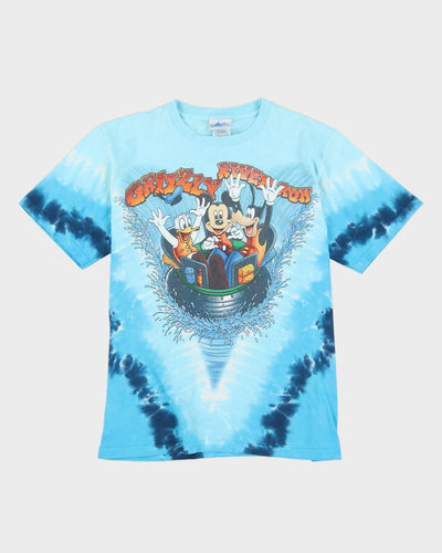 Vintage 90s Grizzly River Run Disney Graphic Tie-Dye T-Shirt - S
