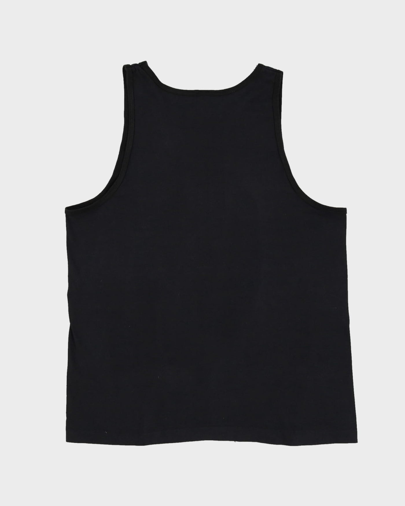 Vintage 80s Dogs Howling Western Graphic Black Vest - XL