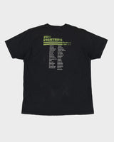2007 Foo Fighters Echoes Silence Patience &amp; Grace Black Band Tour T-Shirt - XL