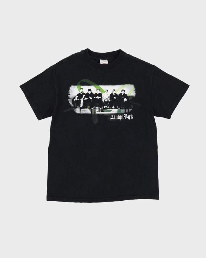 2006 Linkin Park Black Graphic Band T -Shirt- S / M