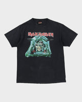Vintage 90s Iron Maiden Heads In Jars Black Graphic Band T-Shirt - M
