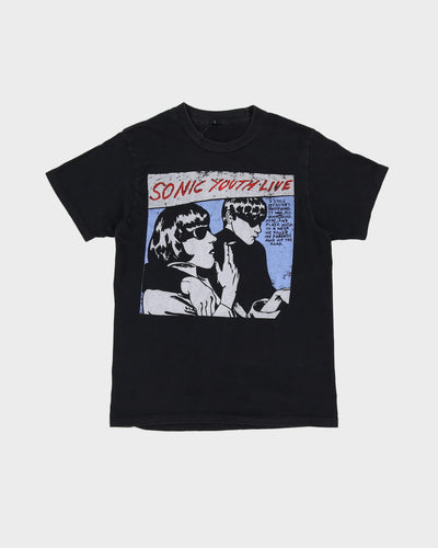 Vintage Sonic Youth Live Black Graphic Band T-Shirt - S