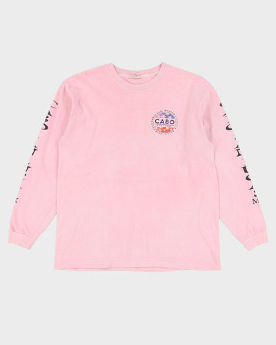Vintage 90s Cabo St Lucas Mexico Long Sleeve T-Shirt - L