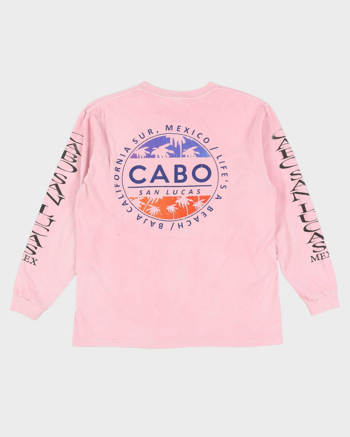 Vintage 90s Cabo St Lucas Mexico Long Sleeve T-Shirt - L