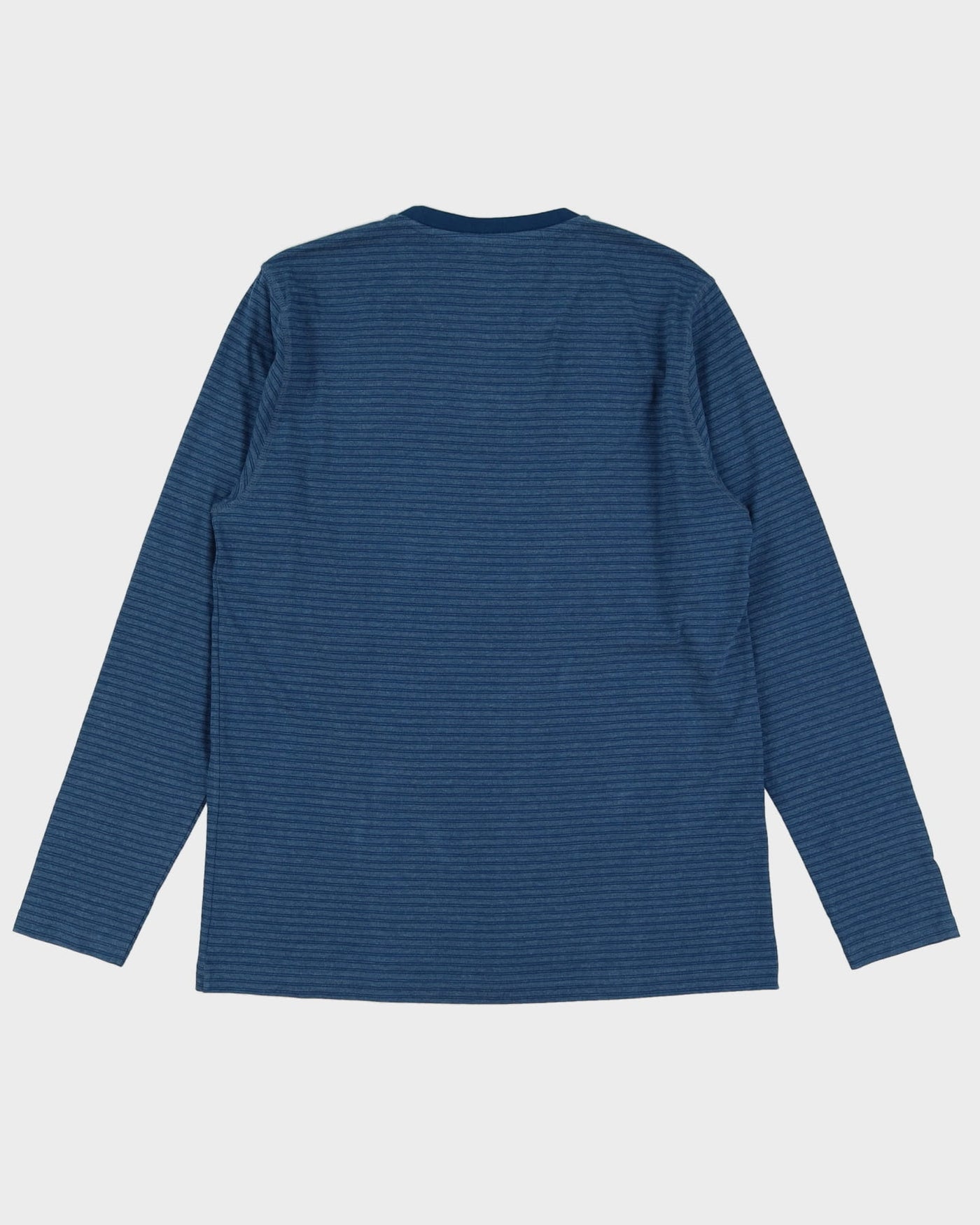 Vintage Deadstock With Tags US Polo Assn. Blue Striped Long Sleeve T-Shirt - M