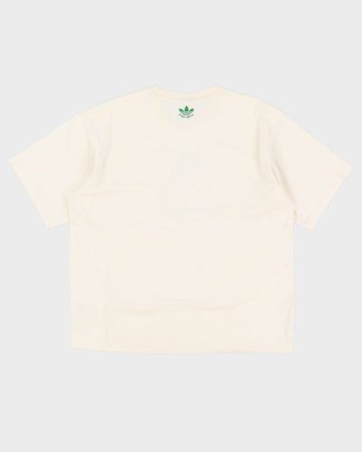 Adidas I Got It White Graphic Cartoon Oversized T-Shirt - L / XL