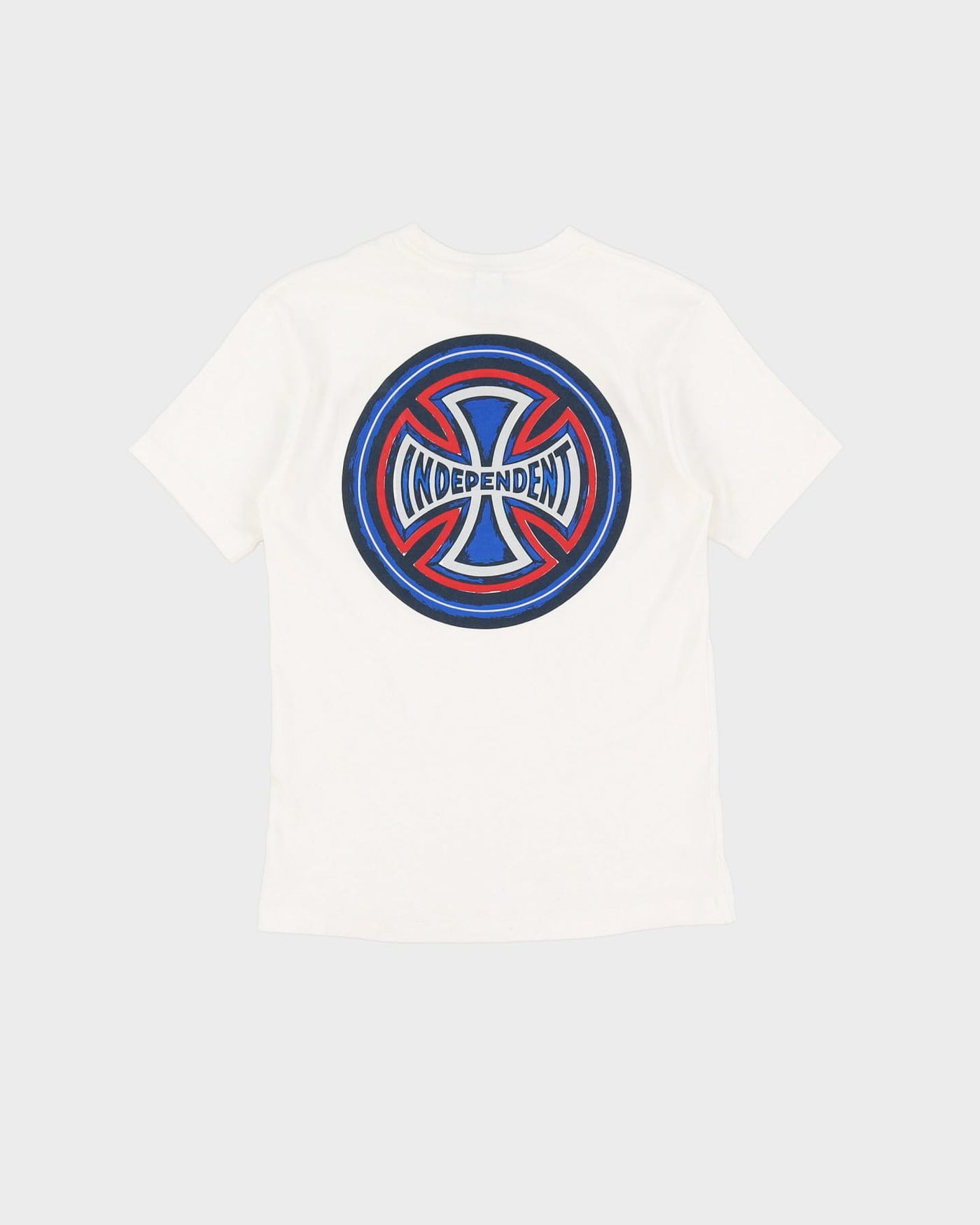 Independent Skate Brand White Graphic T-Shirt - S