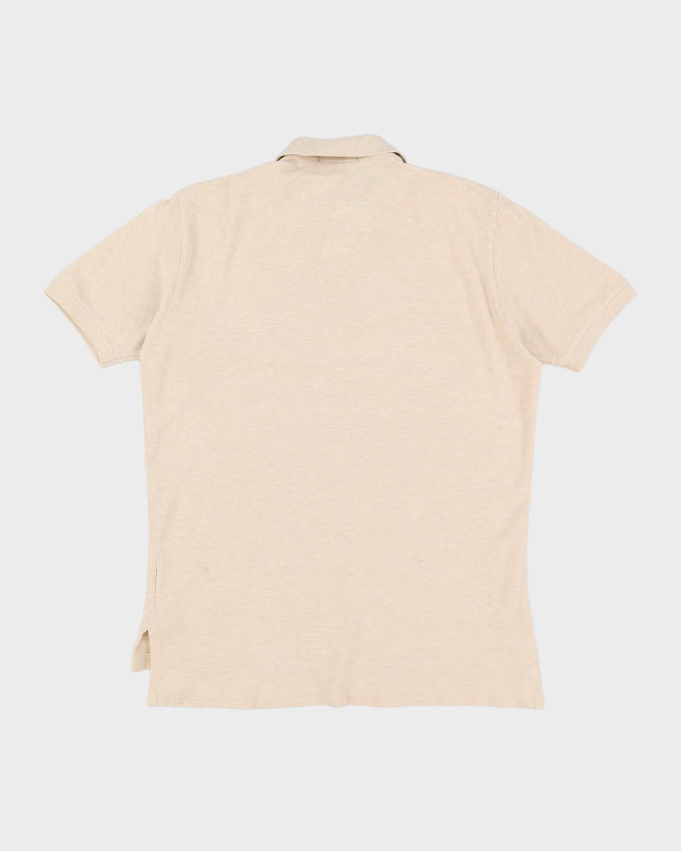 Vintage 90s Polo By Ralph Lauren Cream Polo Shirt - L
