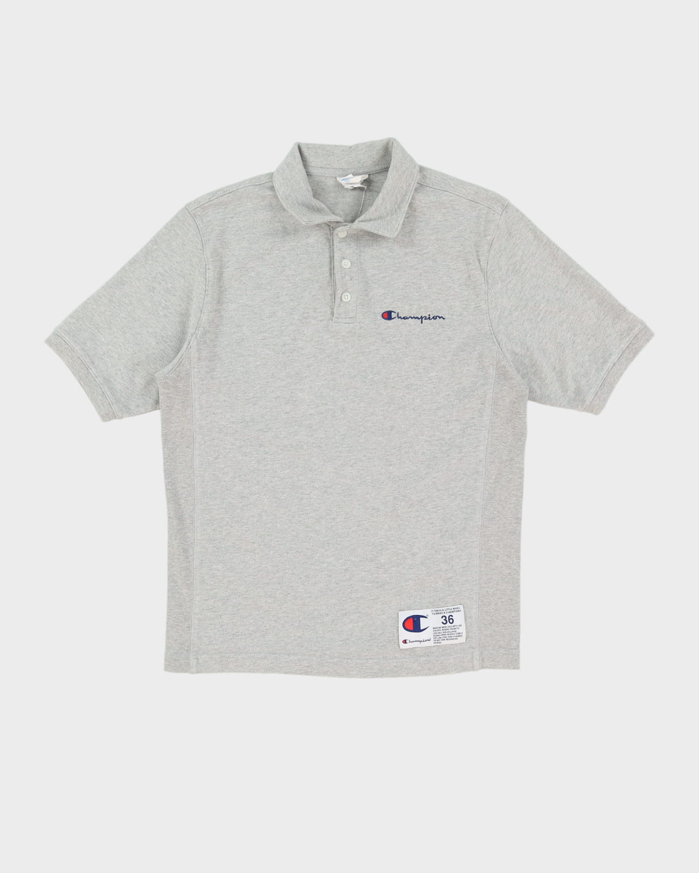 Champion Grey Polo Shirt - S
