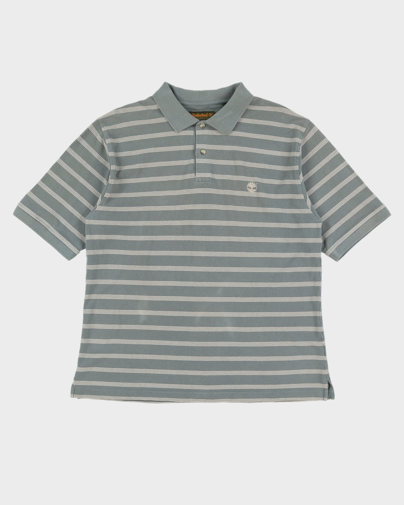 Timberland Striped Grey Polo Shirt - XL