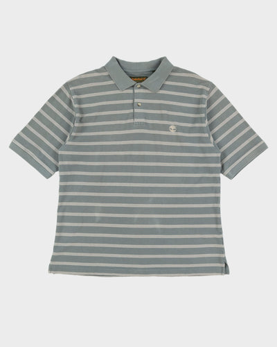 Timberland Striped Grey Polo Shirt - XL