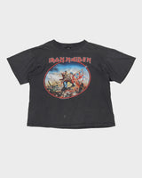 Vintage 1999 Iron Maiden Eddies U.S. Onslaught Faded / Thrashed Band Tour T-Shirt - L / XL