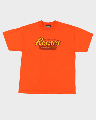 2005 Reese's Peanut Butter Cups Orange Graphic T-Shirt - L