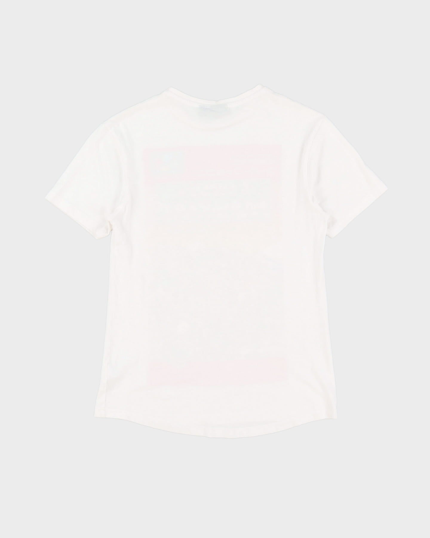 Super Nintendo Mario Kart Gaming Graphic White T-Shirt - XS