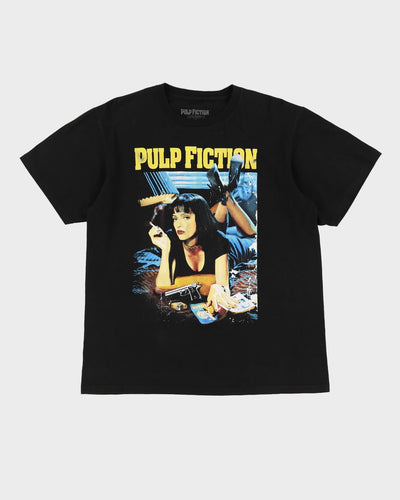 Pulp Fiction Black Graphic T-Shirt - L