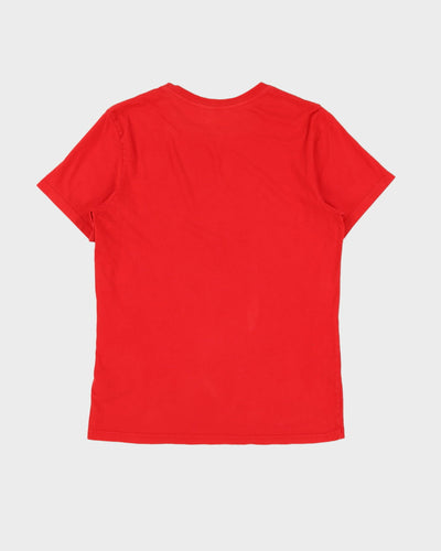 00s Y2K True Religion Red T-Shirt - M