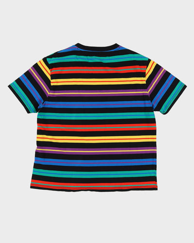 Guess X J Balvin Multi Colour Striped Oversized T-Shirt - L