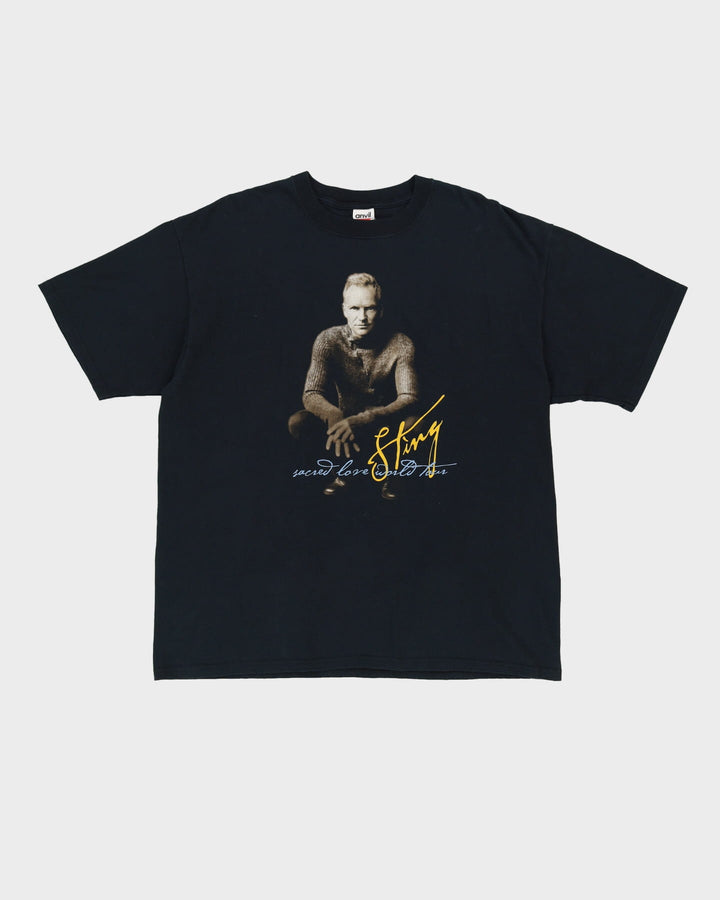 2004 Sting Sacred Love World Tour Band T-Shirt - XL
